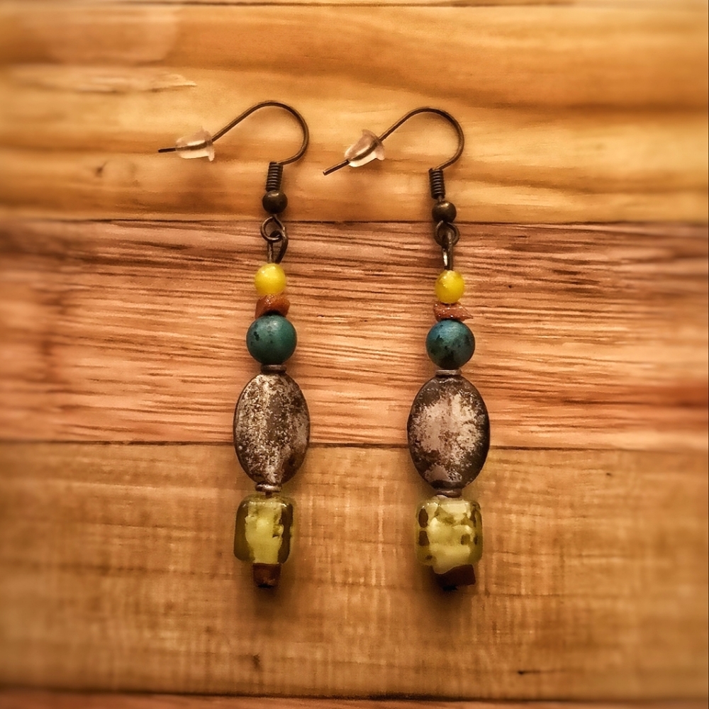 Handmade beaded earrings